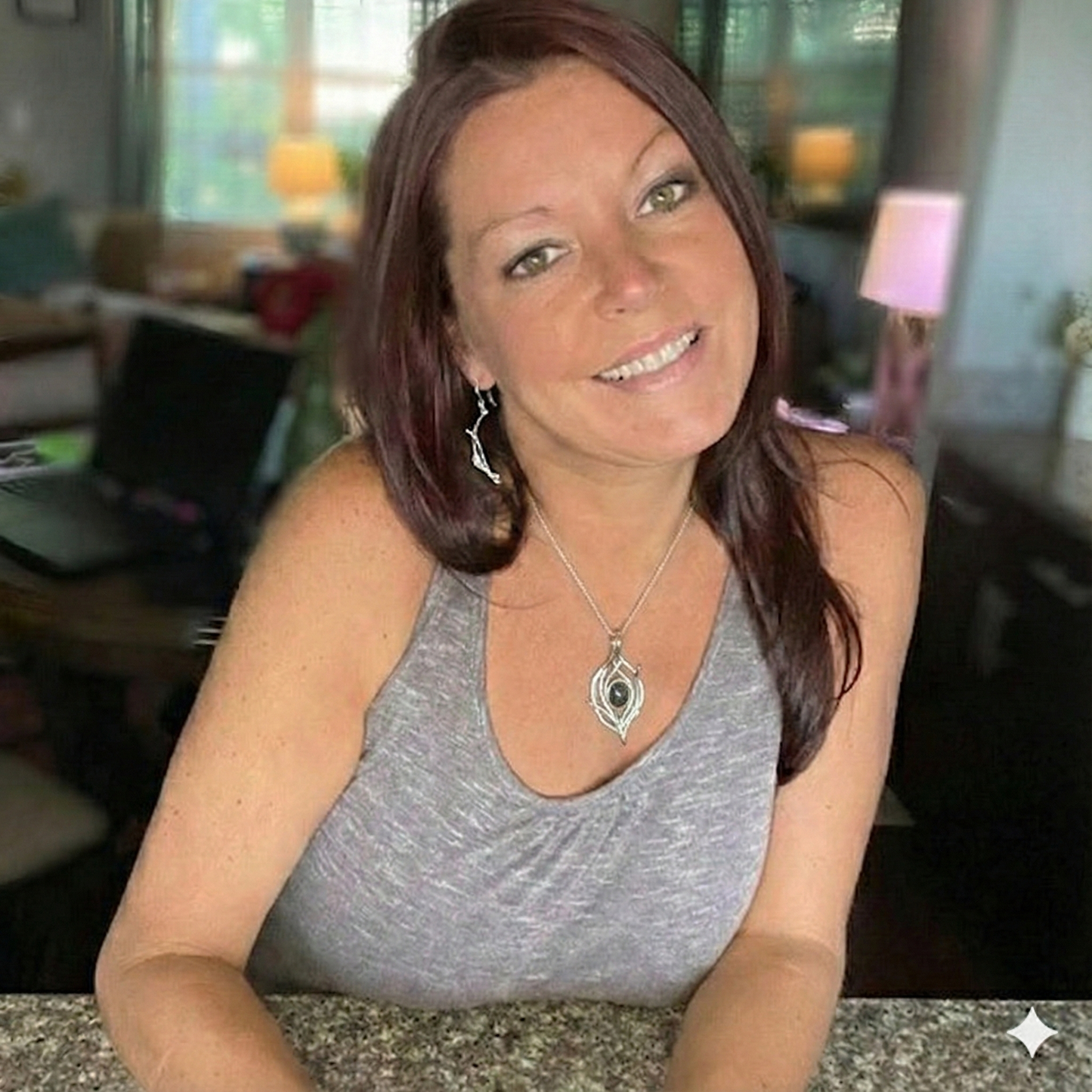 Sterling Silver Twig Dangle Earrings