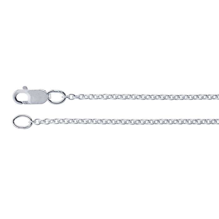 Sterling Silver 1.5mm Round Cable Chain - DV Jewelry Designs #